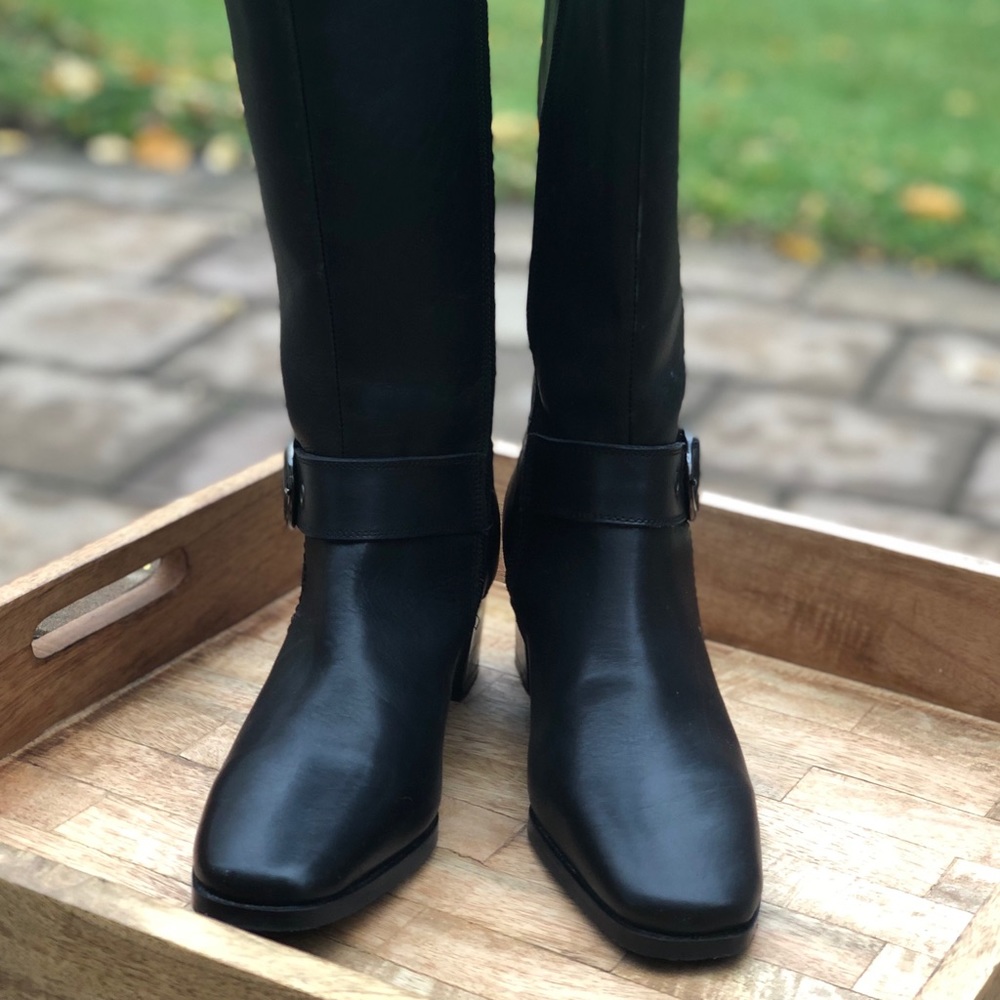 Brand New Black Leather Boots 👢